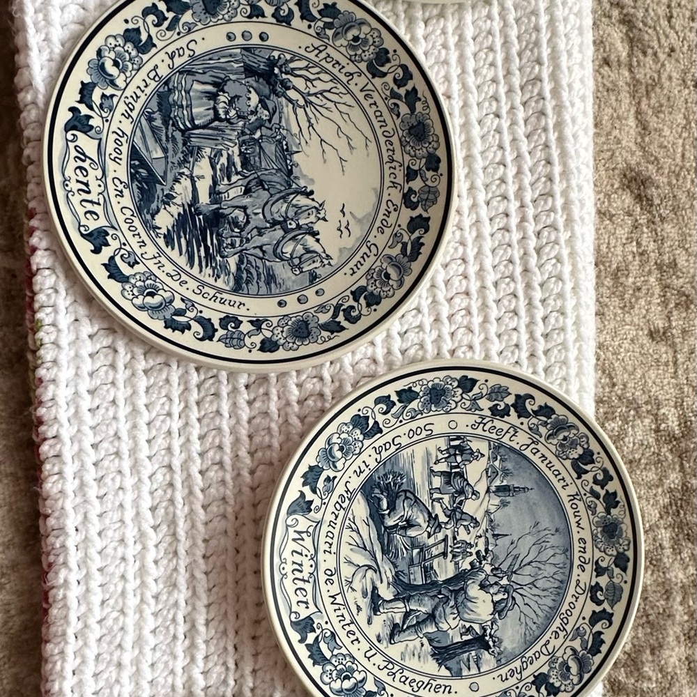 Delft Blue and White Decorative Plate